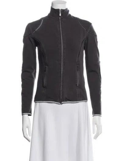 Pre-owned Belstaff Biker Jacket In Gray