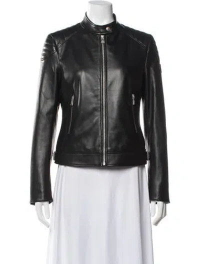 Pre-owned Belstaff Biker Jacket In Grey