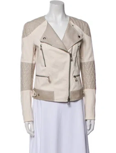 Pre-owned Belstaff Biker Jacket In Neutral