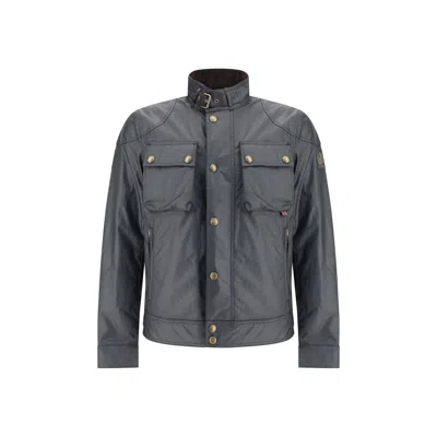Belstaff Black Cotton Clothing In Multi