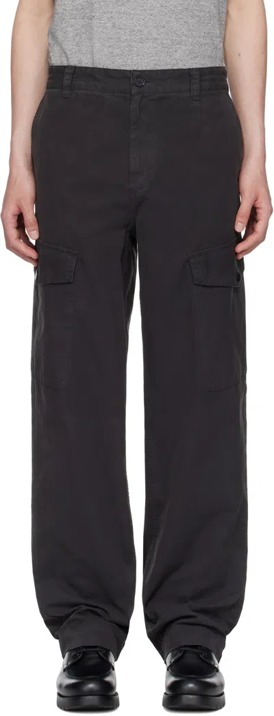 Belstaff Black Dispatch Cargo Pants