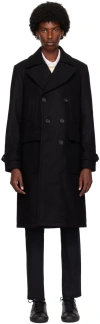 Belstaff Black Milford Coat In Black