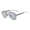 Belstaff Black Titanium Sunglasses In Gray