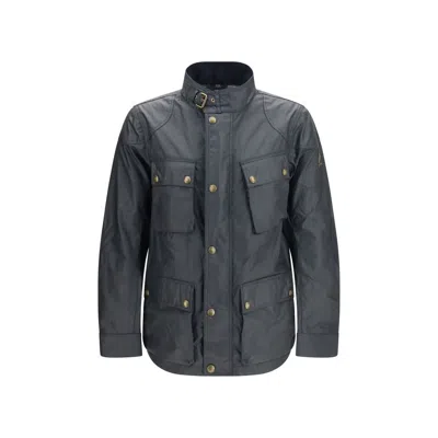 BELSTAFF BLUE COTTON SHELL JACKET