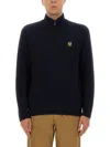 Belstaff Watch Rollneck Jumper In Blue