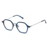 Belstaff Blue Stainless Steel Glasses  (frames) In Blue