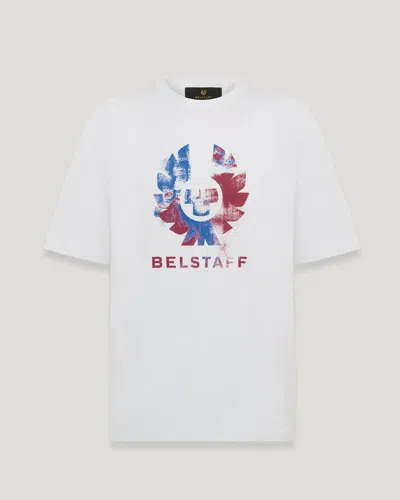 Belstaff Blur Phoenix Graphic T-shirt In White