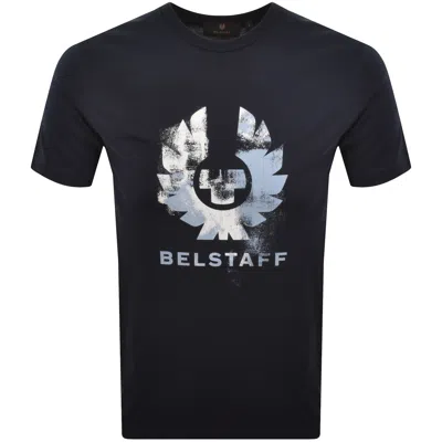 Belstaff Blur T Shirt Dark Ink Navy In Blue