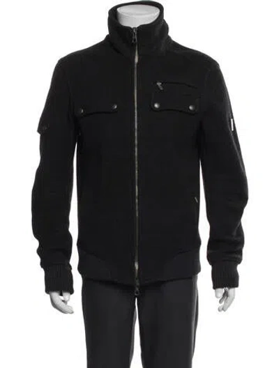 Pre-owned Belstaff Bomber Jacket In Black