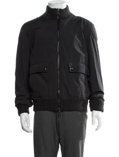 Pre-owned Belstaff Bomber Jacket In Black