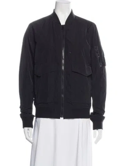 Pre-owned Belstaff Bomber Jacket In Blue