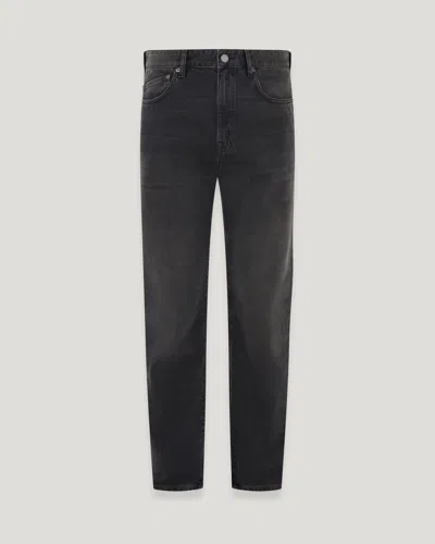 Belstaff Brockton Straight Jean In Washed Black