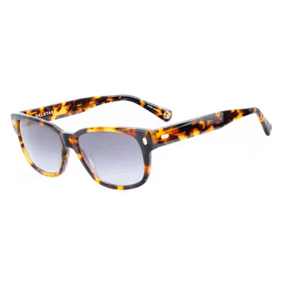 Belstaff Brown Acetate Sunglasses In Animal Print