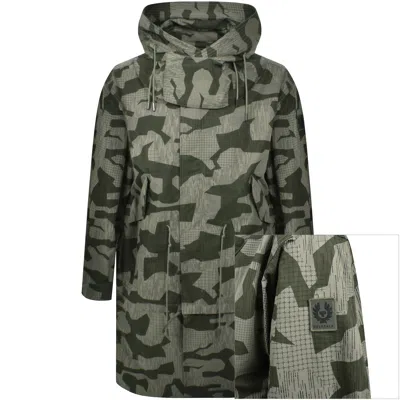 Belstaff Canopy Parka Jacket Green