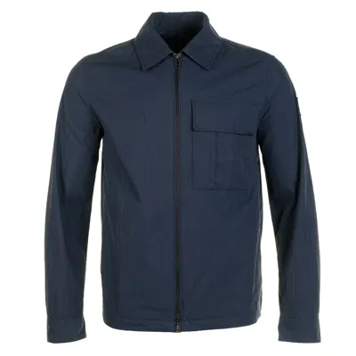 Belstaff Cargo Overshirt Dark Ink In Blue