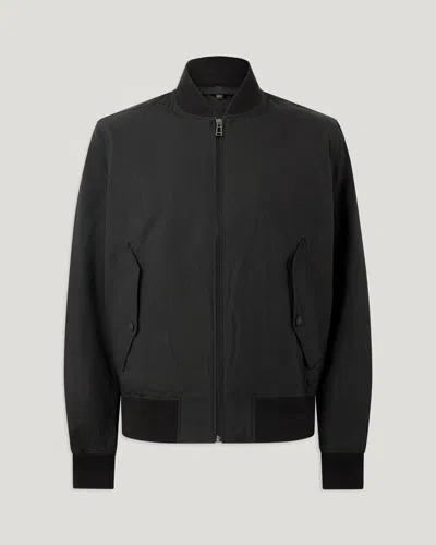 Belstaff Carrier Jacket Compact Technical Cotton In Black