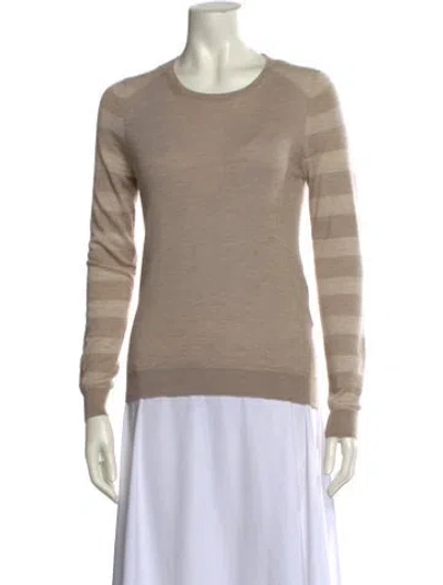 Pre-owned Belstaff Cashmere Crew Neck Sweatshirt In Neutral