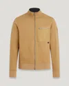 Belstaff Centenary Full Zip Sweatshirt In British Khaki