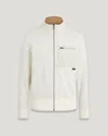 Belstaff Centenary Full Zip Sweatshirt In Chalk