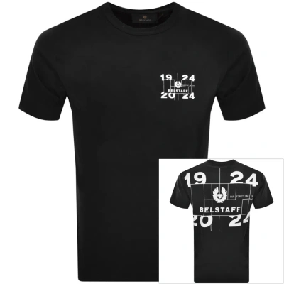 Belstaff Centenary Logo T Shirt Black