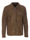 Belstaff Chaqueta De Cuero - Verde In Green