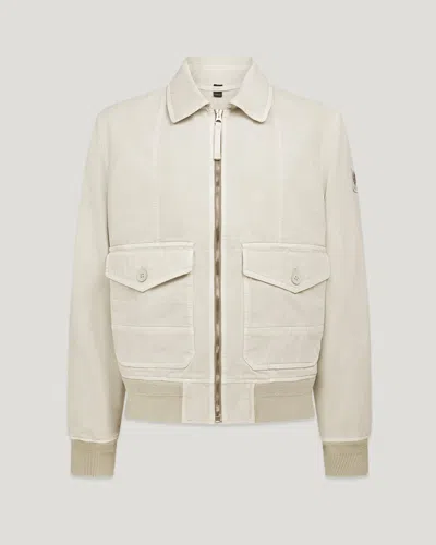 Belstaff Chartsman Jacket In Stone Beige