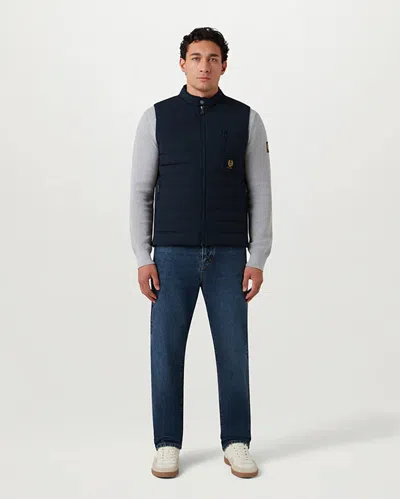 Belstaff Chassis Mens Gilet In Blue