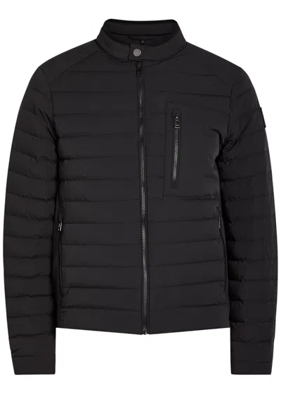 Belstaff Chassis Padded Stretch-shell Jacket In Black