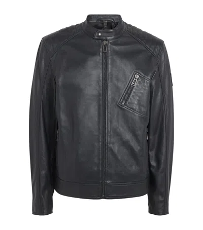 Belstaff Cheviot Sheepskin V Racer Jacket