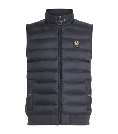 Belstaff Circuit Down Gilet In Navy