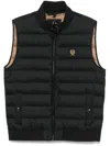 Belstaff Mens Circuit Gilet In Black Fabric