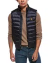 Belstaff Blue Polyamide Men Vest In Blue