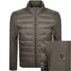 Belstaff Circuiteer Cardigan Brown In Gray