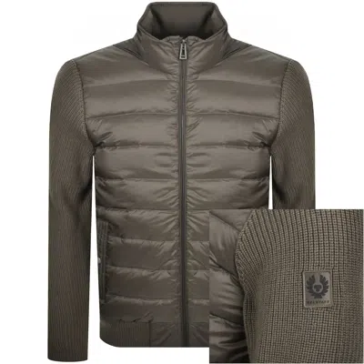 Belstaff Circuiteer Cardigan Brown In Gray
