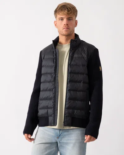 Belstaff Circuiteer Mens Hybrid Jacket In Black