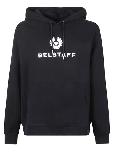 BELSTAFF CLASSIC COTTON HOODIE WITH FRONT KANGAROO POCKET
