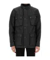 Belstaff Multiple-pocket Leather Jacket In Black