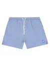 Belstaff Striped Pattern Swim Trunks In Blue