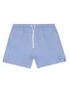 Belstaff Striped Pattern Swim Trunks In Blue