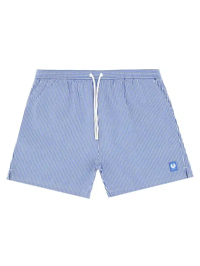 Belstaff "clipper" Boxer Swimsuit In Blue