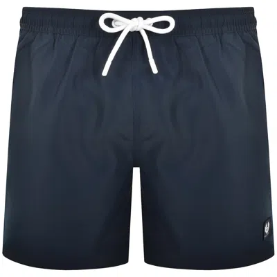 Belstaff Clipper Swim Shorts Navy In Blue