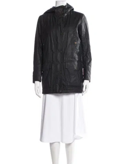 Pre-owned Belstaff Coat In Black
