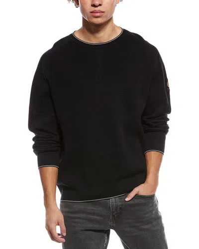 Belstaff Cole Crewneck Sweater In Black