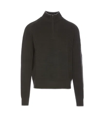 BELSTAFF COLE QUARTER ZIP SWEATER