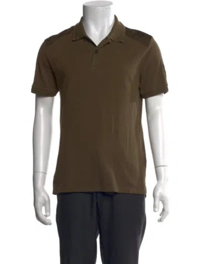Pre-owned Belstaff Collar Short Sleeve Polo Shirt In Green