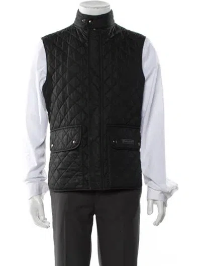 Pre-owned Belstaff Colorblock Pattern Vest In Black