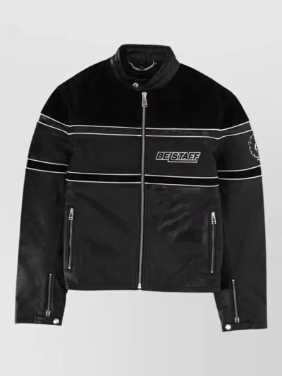 BELSTAFF COMPETITION SPEED PANEL HIGH COLLAR JACKET