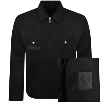 Belstaff Competition Twill Overshirt Black