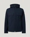 Belstaff Container Overshirt Compact Technical Cotton In Black