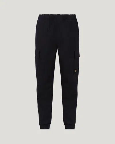 Belstaff Container Trouser Lightweight Stretch Cotton In Black